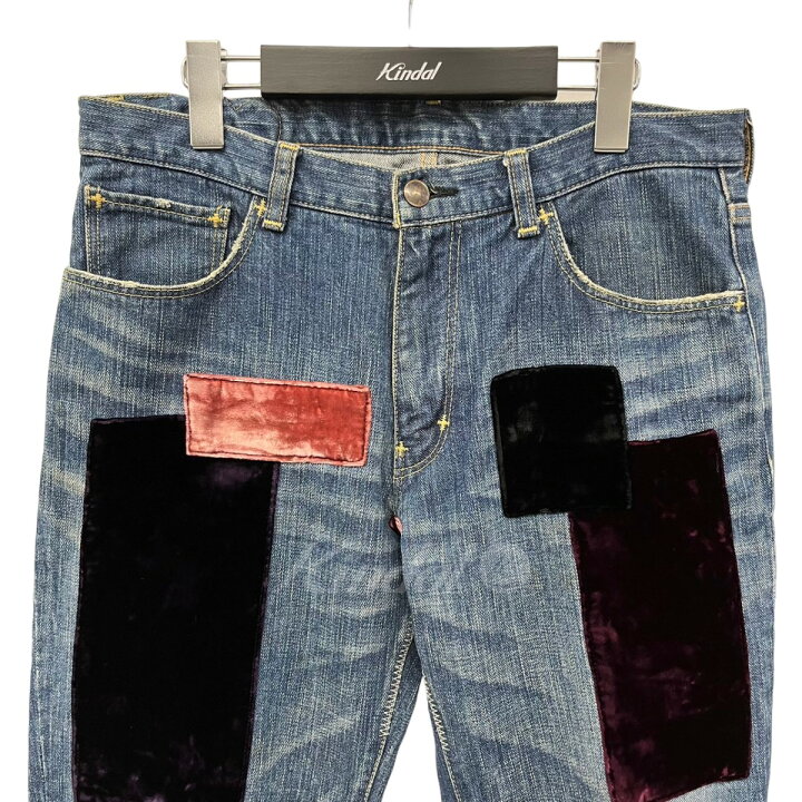 NUMBER(N)INE 03 カート期 ベロアパッチワークデニム - その他 