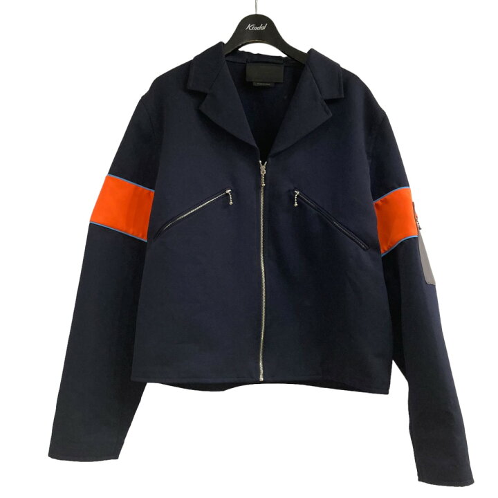 楽天市場】【中古】PRADA 16SS ジップアップブルゾン ネイビー サイズ 