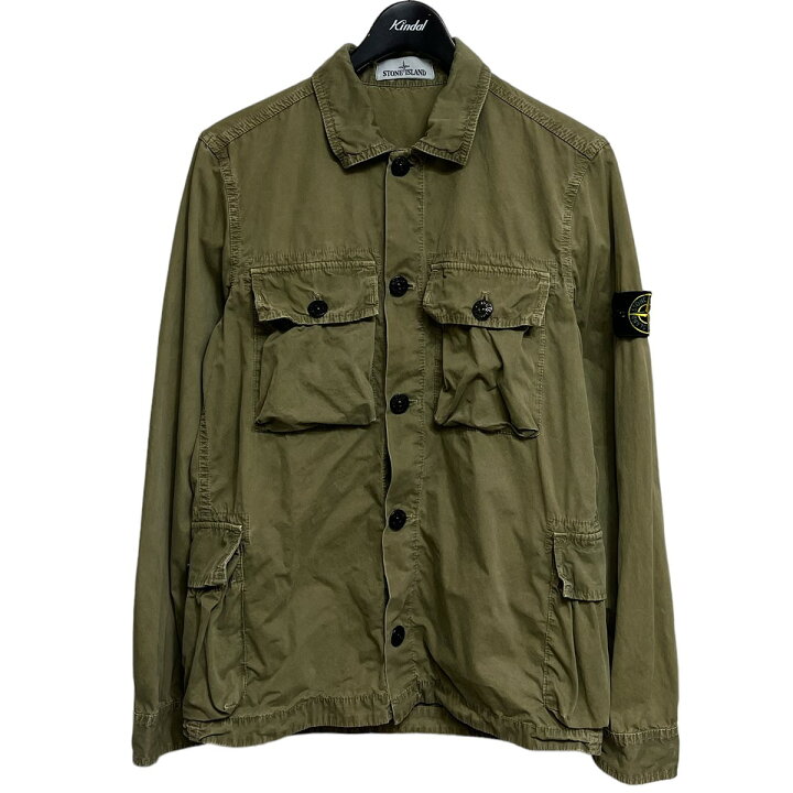 楽天市場】【中古】STONE ISLAND Tela GD Pocket Overshirt ミリタリー 