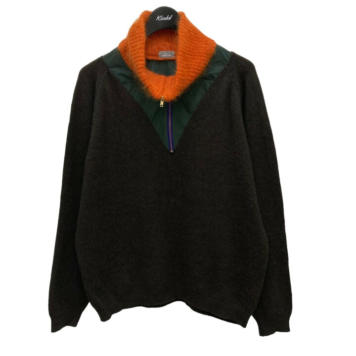 楽天市場】【中古】kolor BEACON ハーフジップニット 20WBM-NO1331 