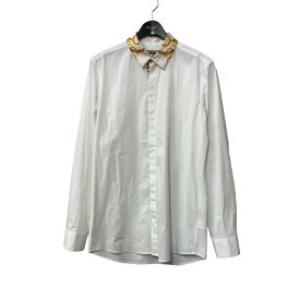 【中古】FENDI×VERSARCE Fendace White Cotton Shirt ホワイト×ゴールド サイズ：40【価格見直し】