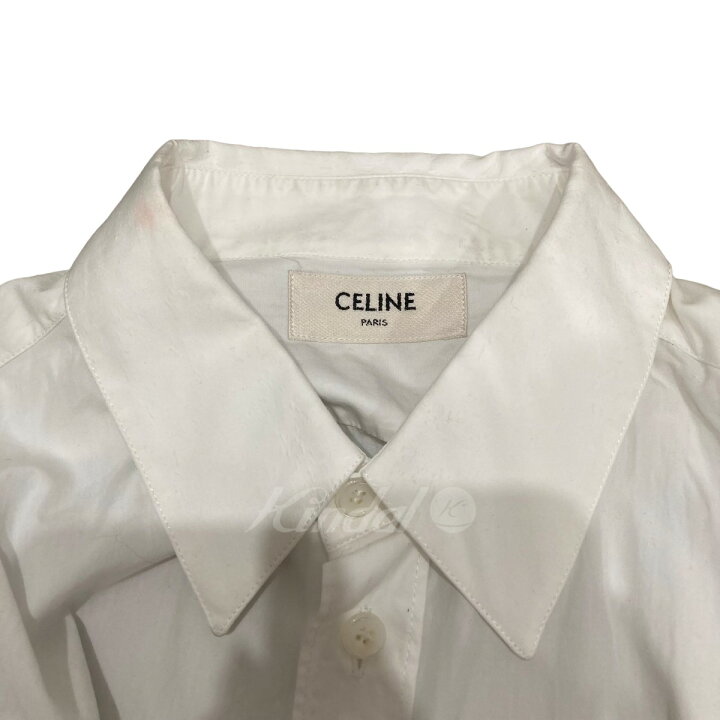 楽天市場】【中古】CELINE ドレスシャツ ホワイト サイズ：38 【260723 