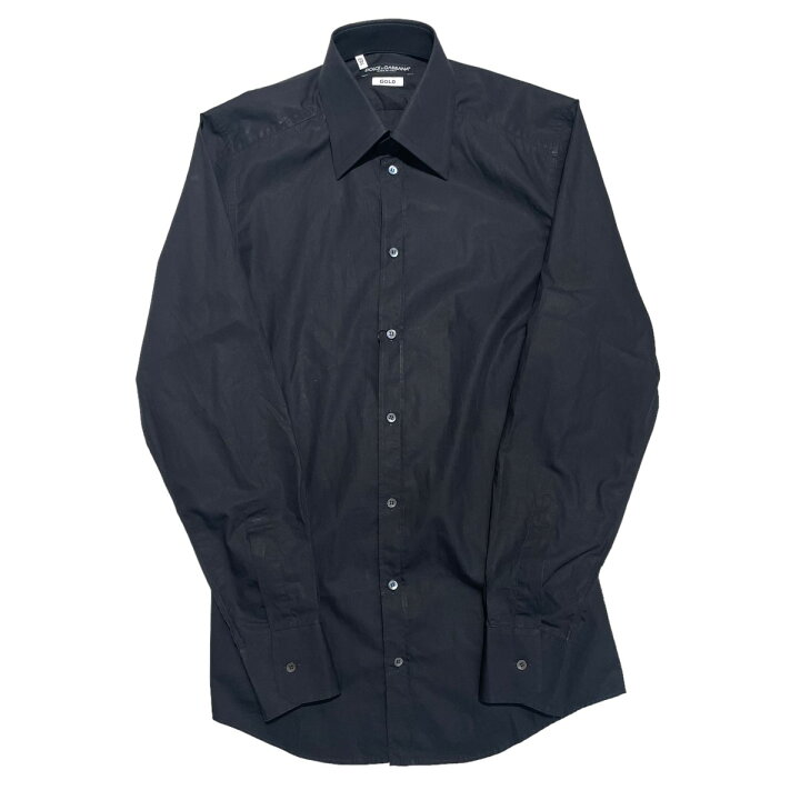 楽天市場】【中古】DOLCE＆GABBANA 長袖シャツ ブラック サイズ：37 