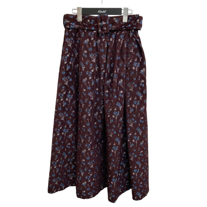楽天市場】【中古】mame kurogouchi Floral Jacquard Flared Skirt  