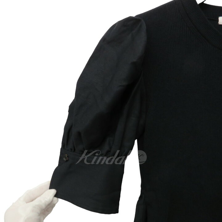 楽天市場】【中古】ADEAMニット切り替えチュニックブラウス 異素材 