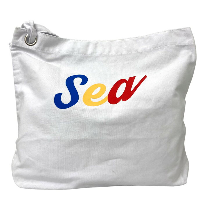 楽天市場】【中古】WIND AND SEA ショルダートートバッグ ホワイト 