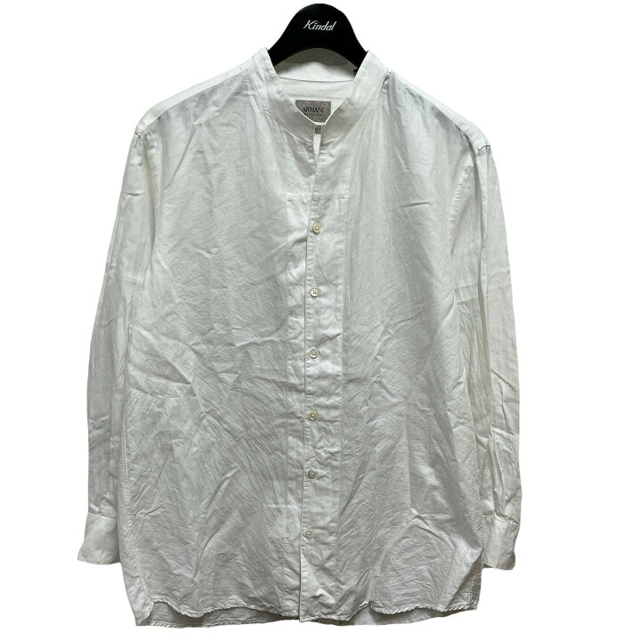 楽天市場】【中古】ARMANI COLLEZIONI スタンドカラーシャツ ホワイト 