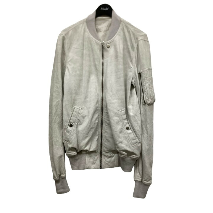 楽天市場】【中古】Rick Owens レザーボンバージャケット ホワイト 
