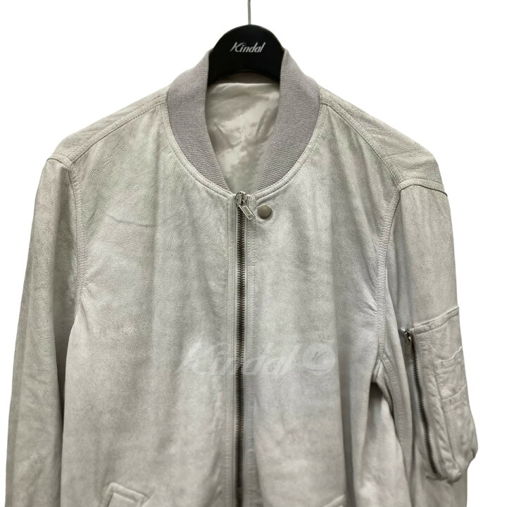 楽天市場】【中古】Rick Owens レザーボンバージャケット ホワイト 