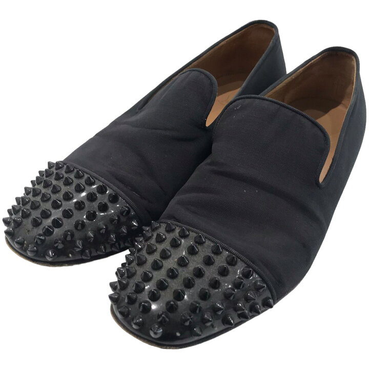 楽天市場】【中古】CHRISTIAN LOUBOUTINトゥスタッズスリッポン 