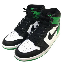 【中古】NIKE「AIR JORDAN 1 RETRO HIGH OG CELTICS」スニーカー グリーン サイズ：26cm【価格見直し】