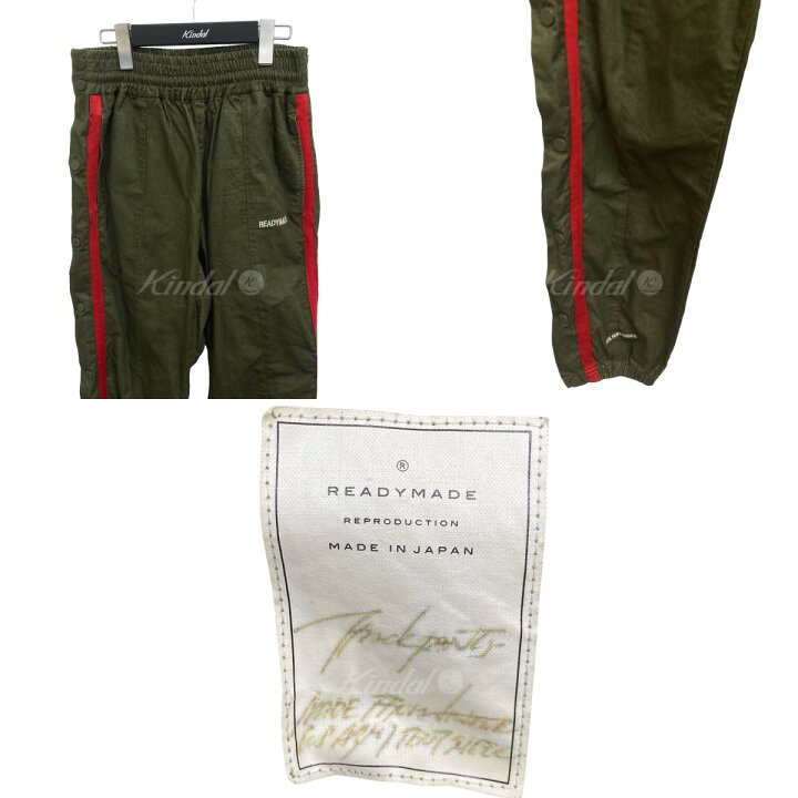 楽天市場】【中古】READYMADESIDE SNAP TRACK PANTS イージーパンツ 