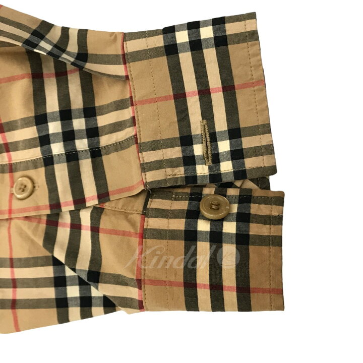楽天市場】【中古】BURBERRY TBロゴ刺繍 ノヴァチェックシャツ 8017560 