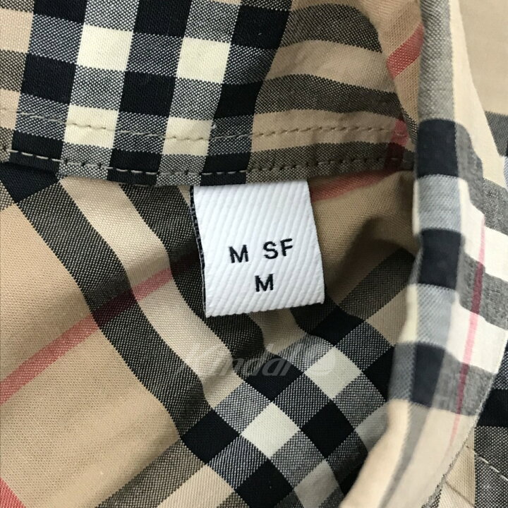 楽天市場】【中古】BURBERRY TBロゴ刺繍 ノヴァチェックシャツ 8017560 