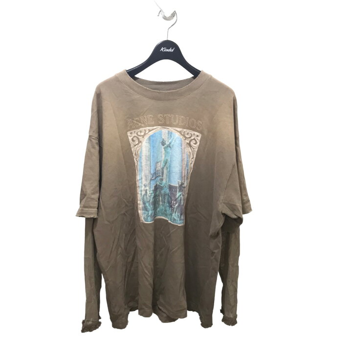 楽天市場】【中古】ACNE STUDIOS 23SS レイヤードプリントTシャツ 