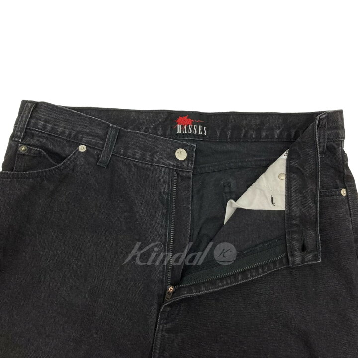 楽天市場】【中古】MASSES デニムパンツ ブラック サイズ：L 【010823 