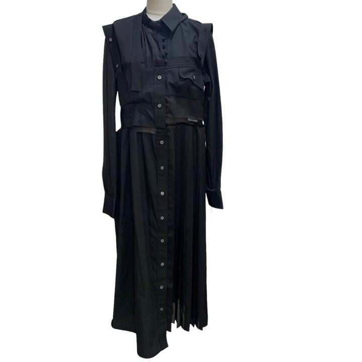 楽天市場】【中古】sacai 22AW「Cotton Poplin Dress」コットン 