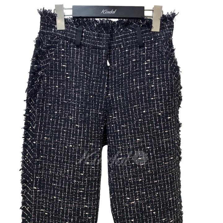 楽天市場】【中古】sacai ツイードパンツ ブラック サイズ：0 【010823 