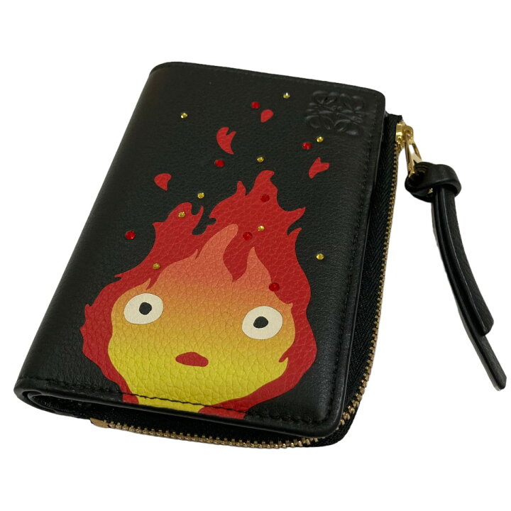 楽天市場】【中古】LOEWE ×ハウルの動く城 財布 ブラック 