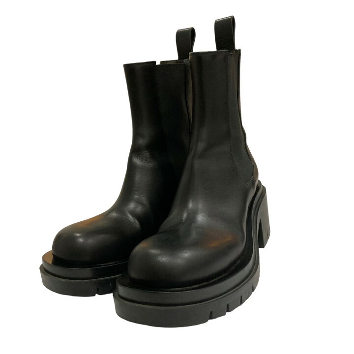 楽天市場】【中古】BOTTEGA VENETA ラグブーツ ブラック サイズ：40 