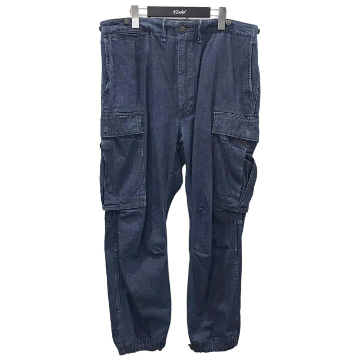 楽天市場】【中古】RRLデニムカーゴパンツ インディゴ サイズ：36×29 
