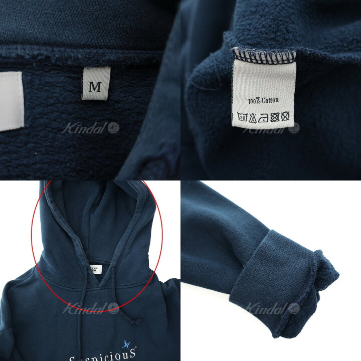 楽天市場】【中古】SuspiciouS Antwerp裏起毛プルオーバーパーカー  