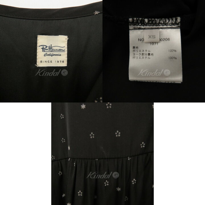 楽天市場】【中古】Ron Hermanフロッキーフラワードレス フラワー柄  