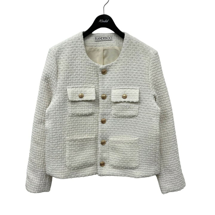 楽天市場】【中古】RANDEBOO Classic tweed jacket ツイードジャケット 