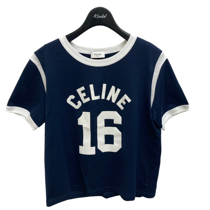 楽天市場】【中古】CELINE16ボクシーTシャツ 2X54B671Q ネイビー 