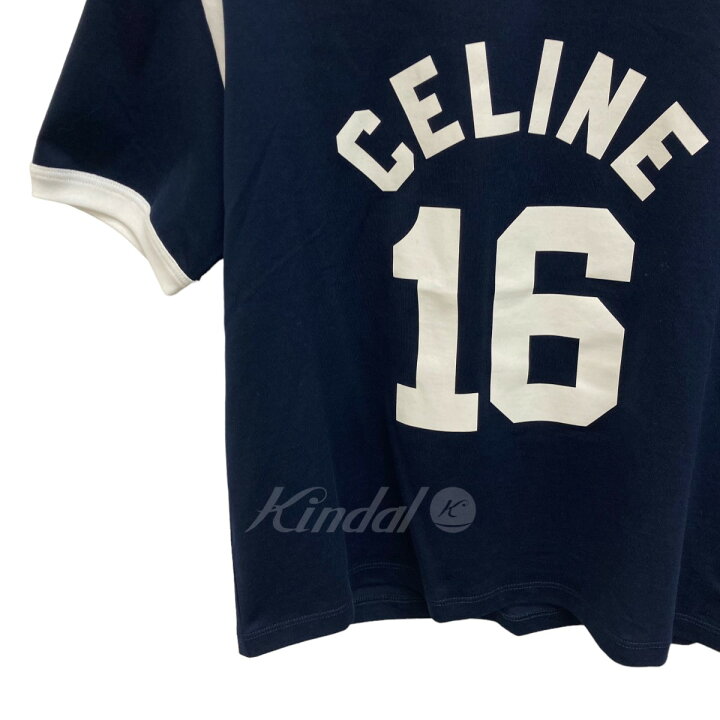 楽天市場】【中古】CELINE16ボクシーTシャツ 2X54B671Q ネイビー 