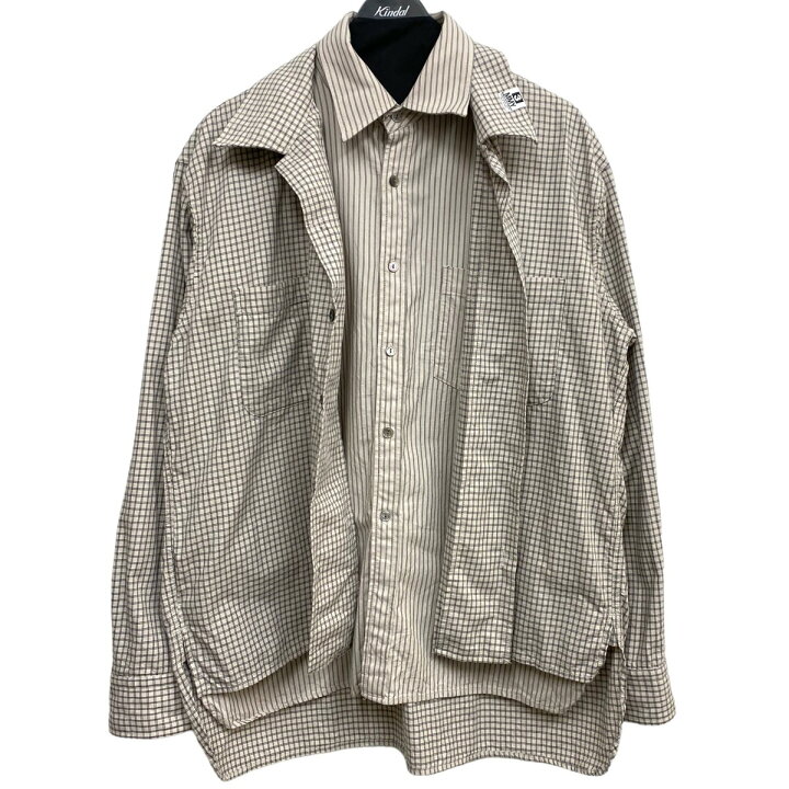 楽天市場】【中古】Maison MIHARA YASUHIRO 22AW FRONT LAYERD SHIRT  