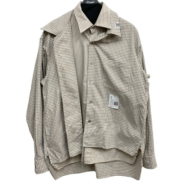 楽天市場】【中古】Maison MIHARA YASUHIRO 22AW FRONT LAYERD SHIRT 