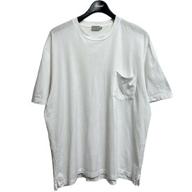 【中古】handvaerk　胸ポケットTシャツ ホワイト サイズ：M 【050823】（ハンドバーク）