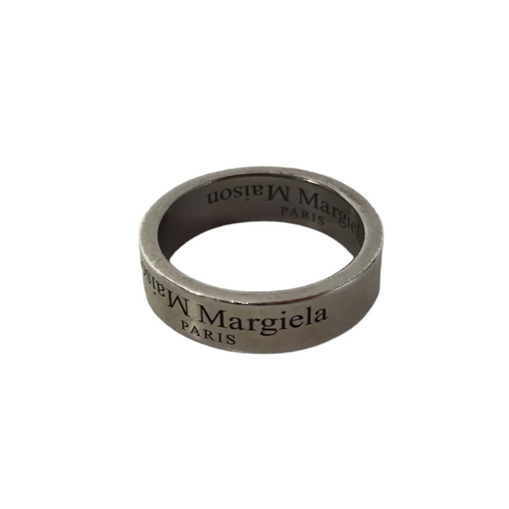 楽天市場】【中古】Maison Margiela リバース反転ロゴシルバーリング 