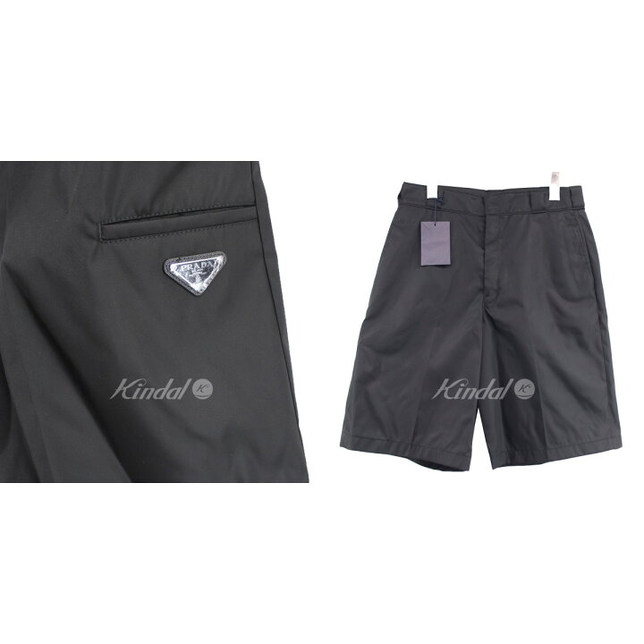 楽天市場】【中古】PRADA 23SS Re Nylon バミューダショーツ ロゴ 
