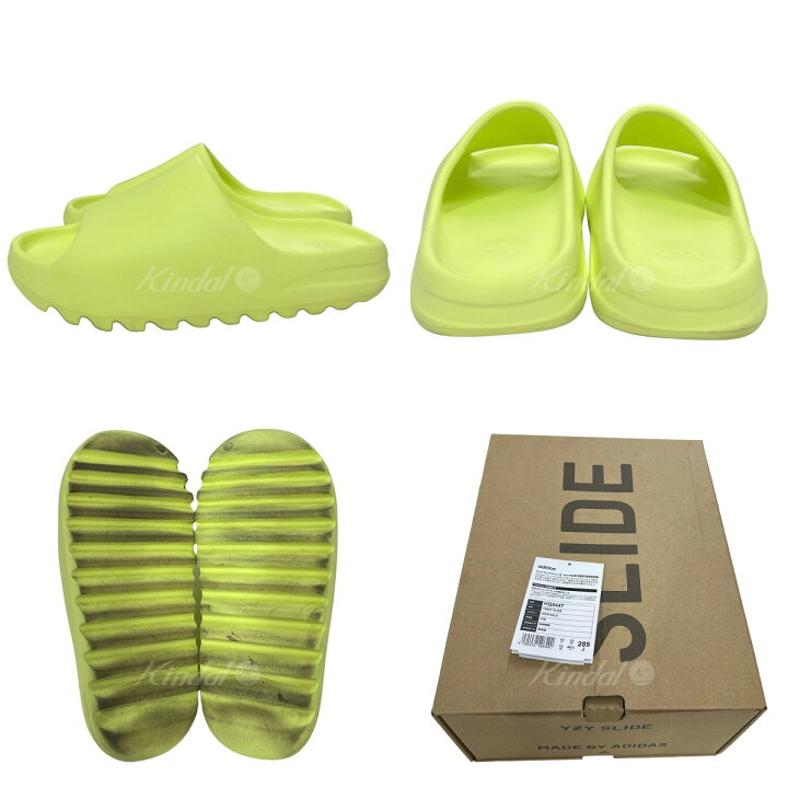 楽天市場】【中古】adidas Yeezy Slide Glow Green イージースライド  