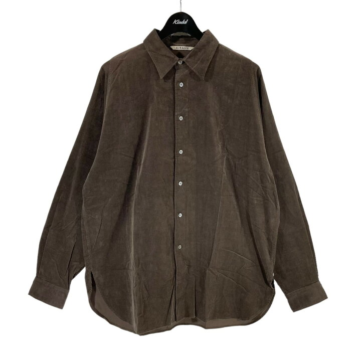 楽天市場】【中古】AURALEE コーデュロイシャツ FINX LIGHT CORDUROY 