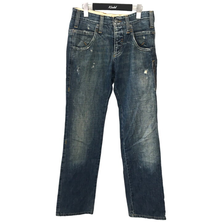楽天市場】【中古】Neil Barrettダメージ加工デニムパンツ インディゴ 