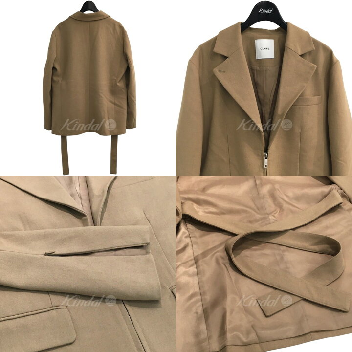 楽天市場】【中古】CLANE「Zip TAILORED JACKET」 ジップ テーラード  
