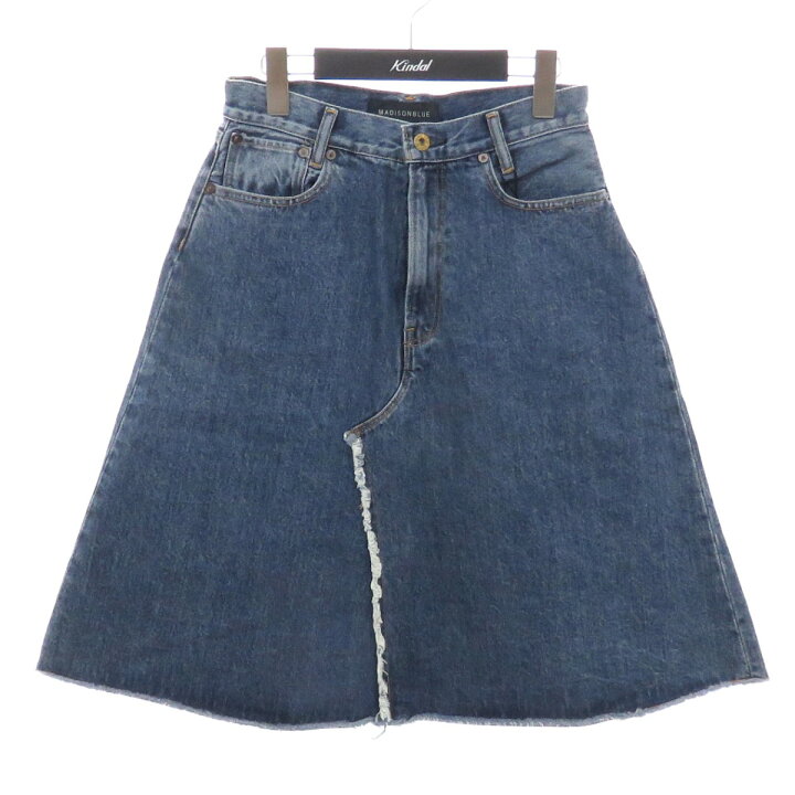 楽天市場】【中古】MADISON BLUE デニムスカート 5POCKET SHORT SKIRT  