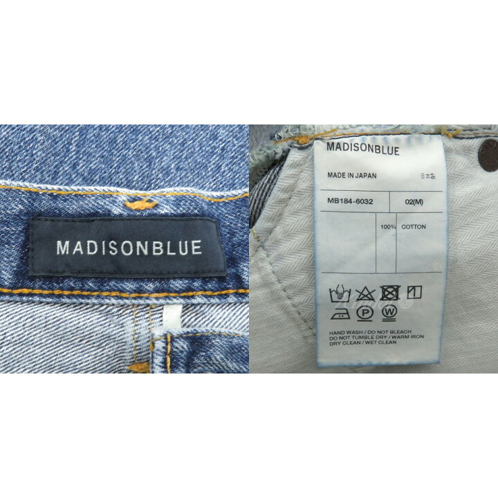 楽天市場】【中古】MADISON BLUE デニムスカート 5POCKET SHORT SKIRT  