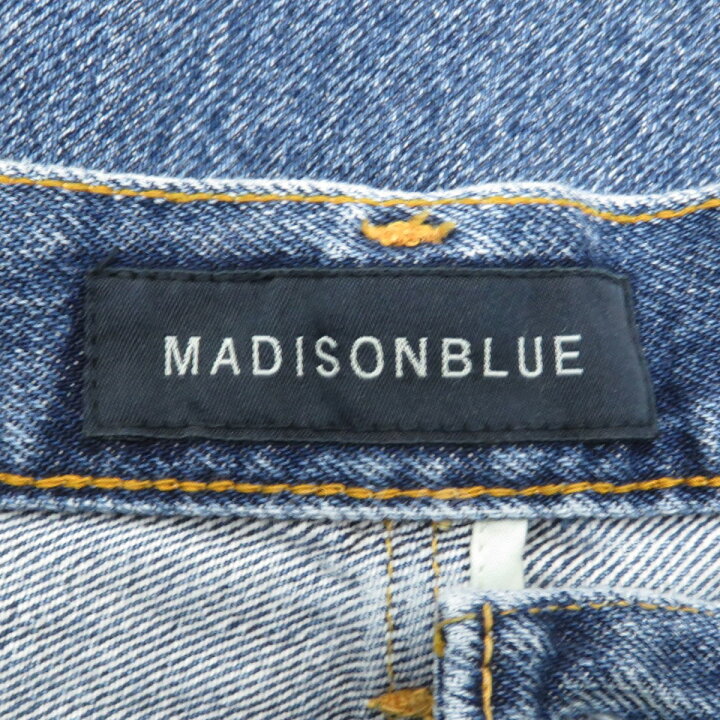 楽天市場】【中古】MADISON BLUE デニムスカート 5POCKET SHORT SKIRT  