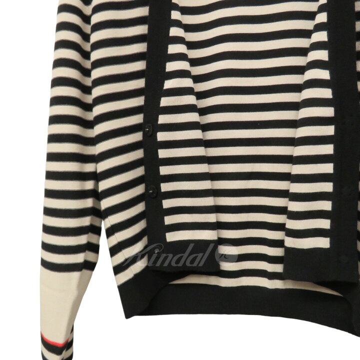 楽天市場】【中古】FOXEY Melody ボーダースナップボタンカーディガン  