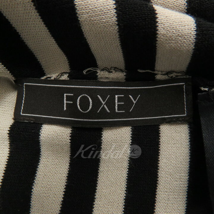 楽天市場】【中古】FOXEY Melody ボーダースナップボタンカーディガン  