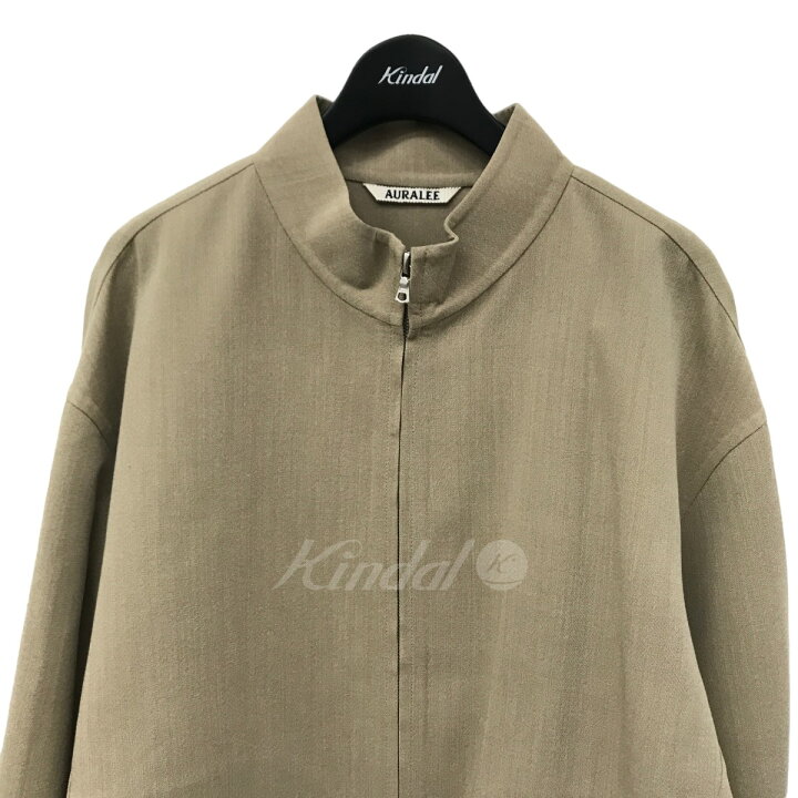 楽天市場】【中古】AURALEEWOOL DOUBLE CLOTH HAND SEWN BLOUSON 