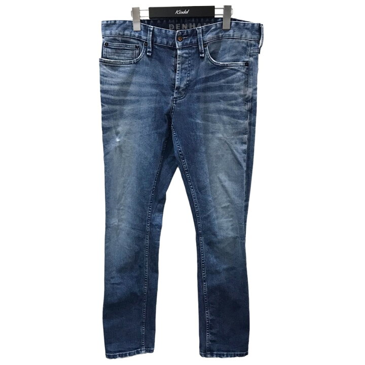 楽天市場】【中古】DENHAMダメージ加工デニムパンツ RAZOR DCEAB SLIM 