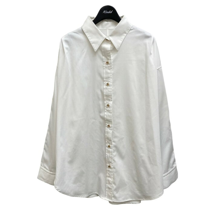 楽天市場】【中古】Loungedress サテンBIGシャツ サテンシャツ  