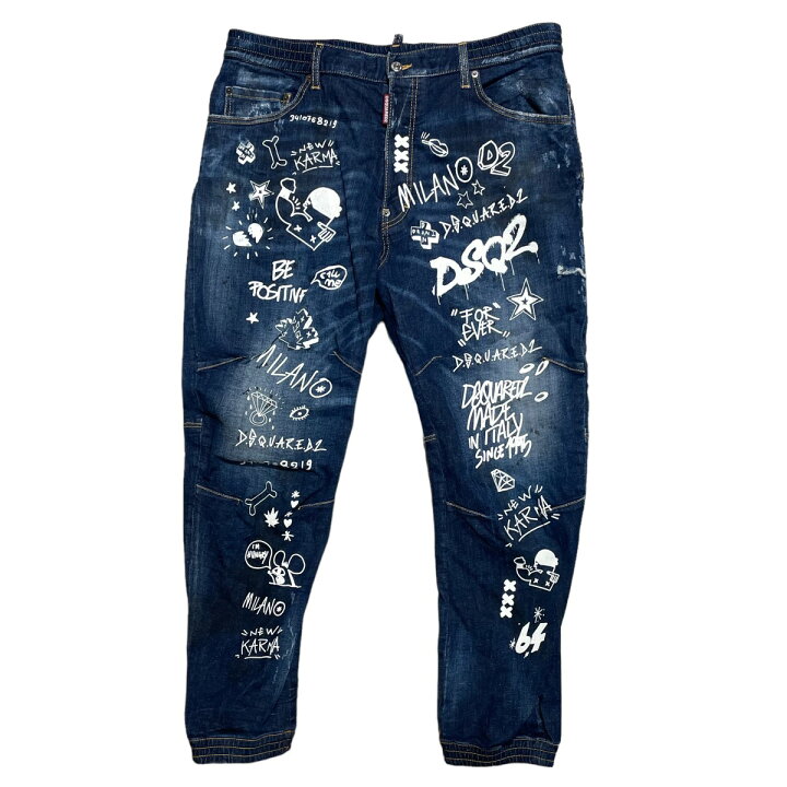 楽天市場】【中古】DSQUARED2 デニムパンツ インディゴ サイズ：52 