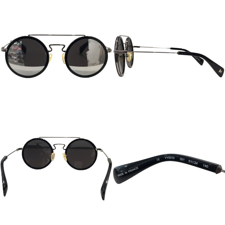 楽天市場】【中古】YOHJI YAMAMOTO ダブルブリッジサングラス ブラック 