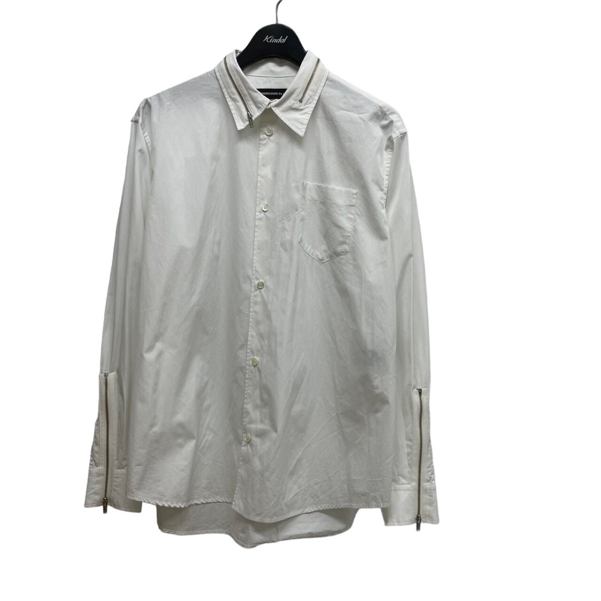 UNDERCOVER ジッパーコットンシャツ UC1C4401 ホワイト サイズ：2 【130823】（アンダーカバー）のサムネイル